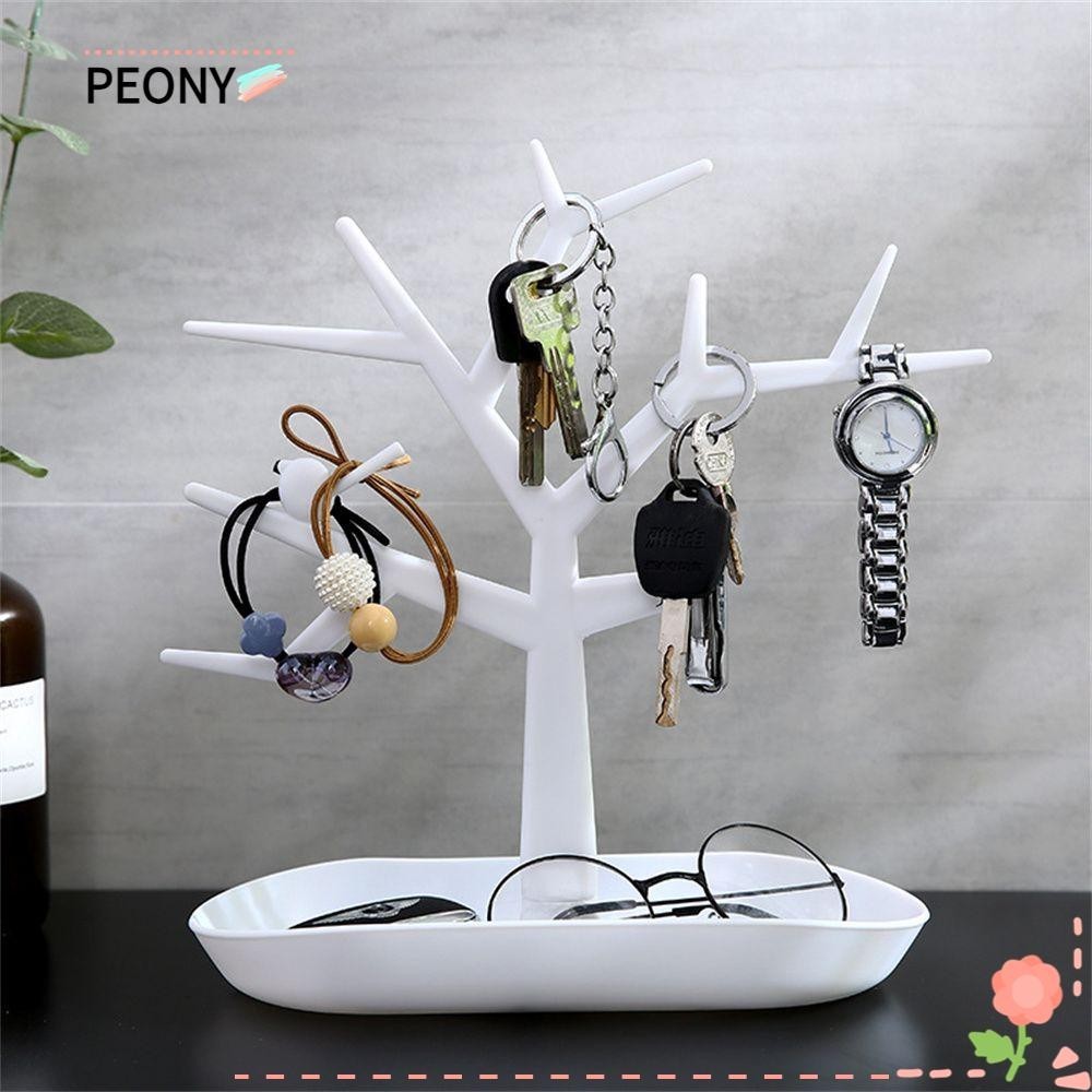 Peonypavilion ชั ้ นเก ็ บกุญแจบ ้ านโต ๊ ะพลาสติกออแกไนเซอร ์ ชั ้ นวางเครื ่ องประดับ