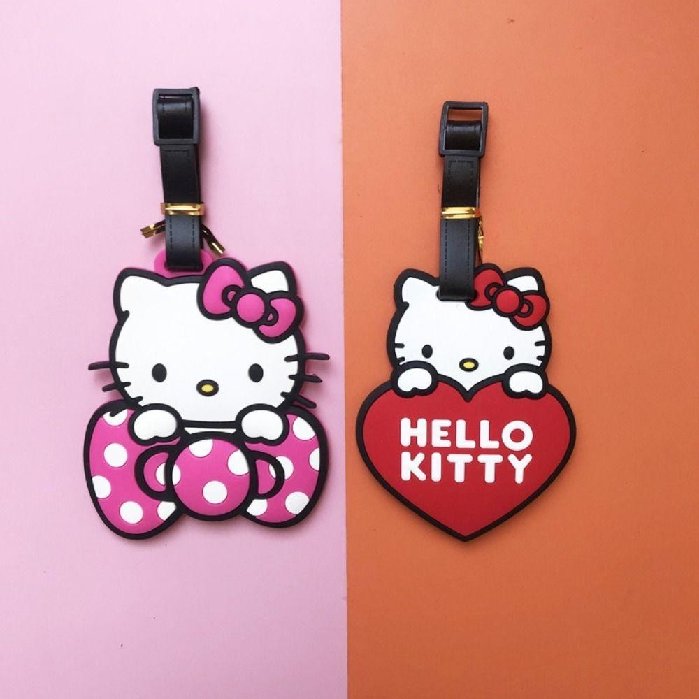 Back2life แท็กกระเป๋าการ์ตูน, Boarding Pass PVC เครื่องบินแท็กกระเป๋าเดินทาง, Fasion Kitty Cat Baggage ชื่อแท็กข้อมูลการ์ด Boarding Pass Tag หญิง