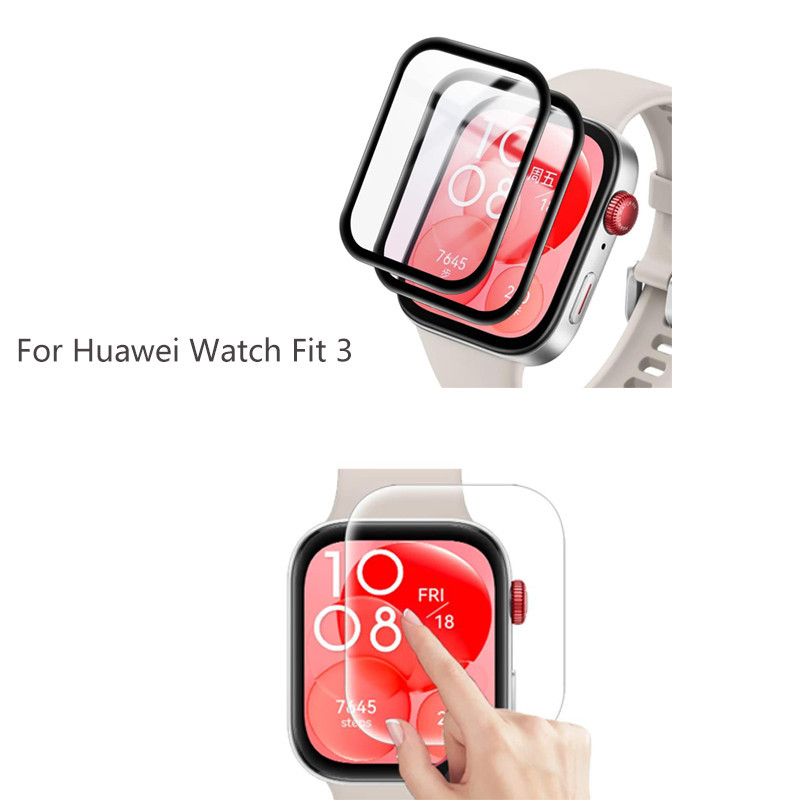 Tpu ป ้ องกันหน ้ าจอสําหรับ Huawei Watch Fit3 ฟิล ์ มป ้ องกันรอยขีดข ่ วน Full Coverage Ultra HD PMMA ฟิล ์ มป ้ องกัน