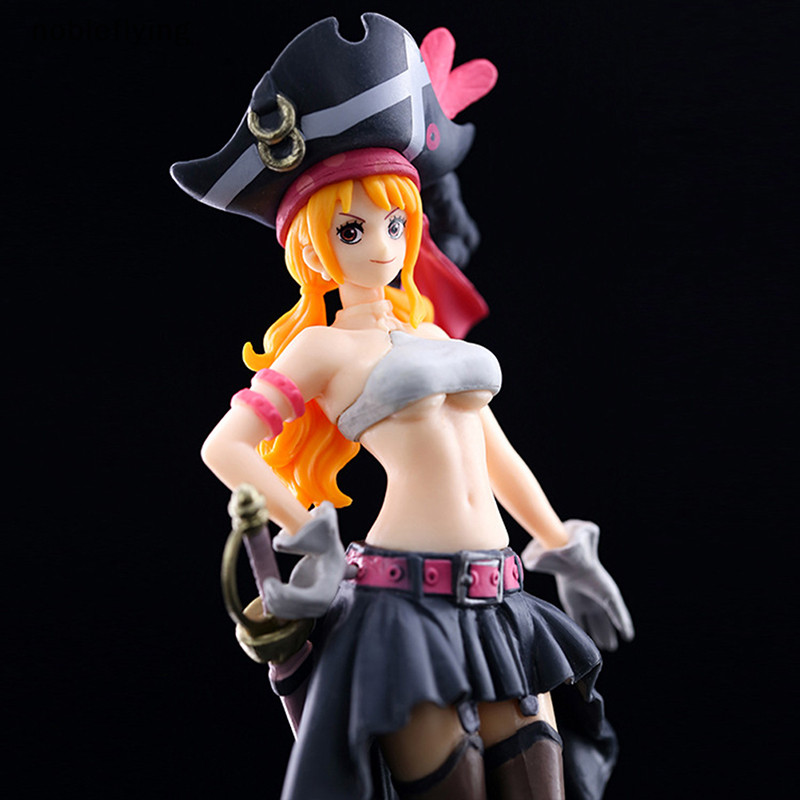 Nf 19 ซม.อะนิเมะ One Piece สีแดง Theatrical รุ่น Lady Vol.3 Nami PVC สะสม Action Figure ของเล่นของขวัญ nobleflying
