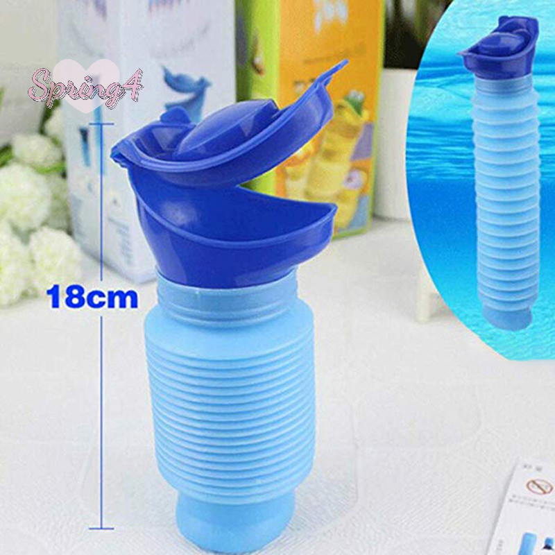 <Spring4 > โถปัสสาวะฉุกเฉินชายและหญิง Go out Travel Camping Car Toilet Pee Bottle 750ml Nice