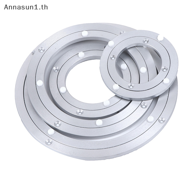Annasun Anti Skid สแตนเลสขี ้ เกียจ Susan แบริ ่ งแผ ่ นหมุน Rotag Turntable TH