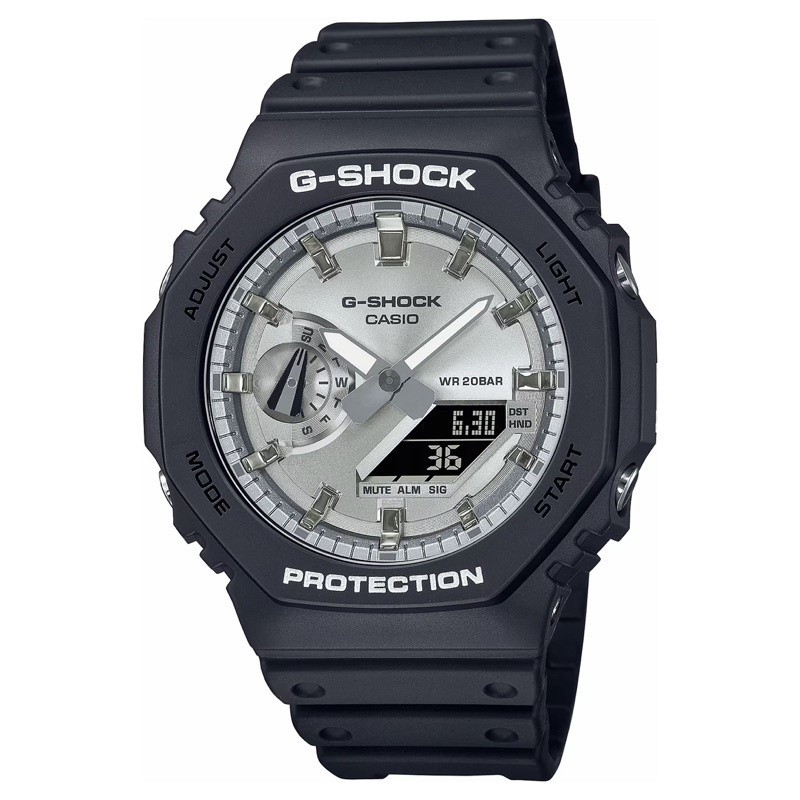 G-shock GA2100SB-1A TMJ BLACK SILVER Sports นาฬิกาผู ้ ชาย