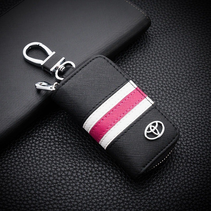 Toyota Altis Camry RAV4 Sienta CHR Yaris Auris Leather Key Case Key Ring Key Cover Modified Car Product thumbnail 4