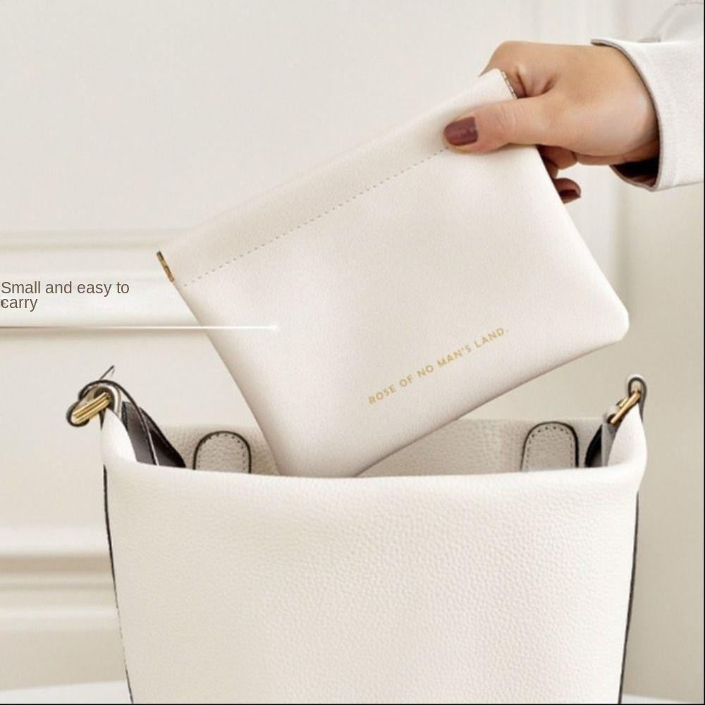 Topbeauty กระเป๋าจัดระเบียบเครื่องสําอาง,กระเป๋าแต่งหน้าลิปสติกแบบพกพา,แฟชั่นPU Mini Travel Keyกระเป๋าใบเล็กผู้หญิงสาว - รูปที่ 6