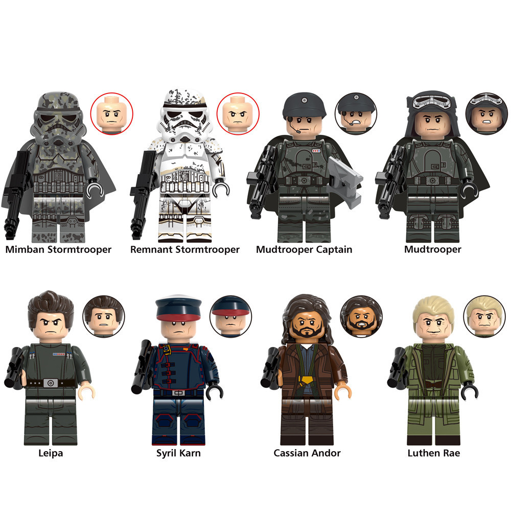 Legion Elite ทหาร Mire Troops Pace Wars Mudtrooper กัปตัน Rae Building Block รูปของเล ่ น