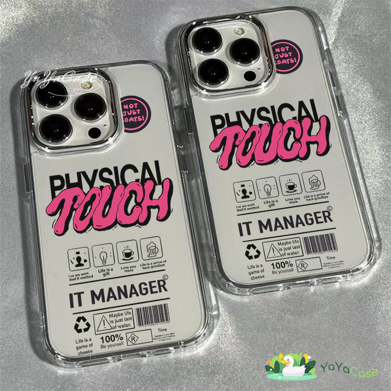🦢สำหรับ iPhone11 13 Case FOR เคสไอโฟน14 15 12 pro max 7 8 14 15 Plus X XR XS Max Physical labels ขั้