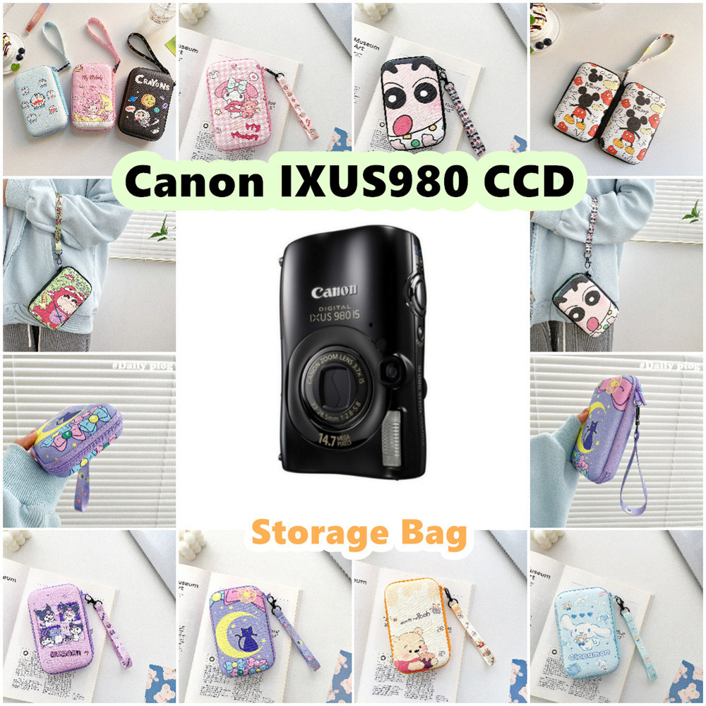 ผลิตภัณฑ์ใหม่สําหรับ Canon IXUS980 CCD กระเป๋าเก็บกล้อง 10x16.2 ซม.น่ารักการ์ตูนกันน้ํา Anti drop กร