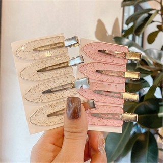 Diy กิ๊บติดผมไร้ร่องรอย Bangs Candy สี Glitter โปร่งใสพร้อมผ…