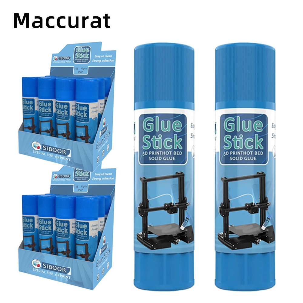 3D เครื่องพิมพ์กาว Stick กาวแข็งสําหรับเตียงร้อนพิมพ์ Filament PLA ทําความสะอาดง่าย PVP ปลอดสารพิษ Strong กาวพิเศษง่ายถอด