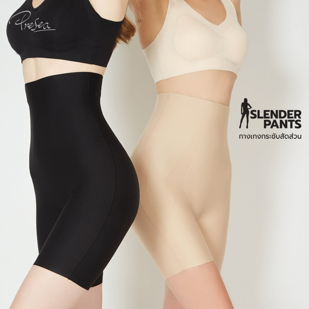 PRESEA SOFTBRA SLENDER PANTS กางเกงกระชับสัดส่วน เอวสูง สีดำ สีเนื้อ รุ่น MA3202