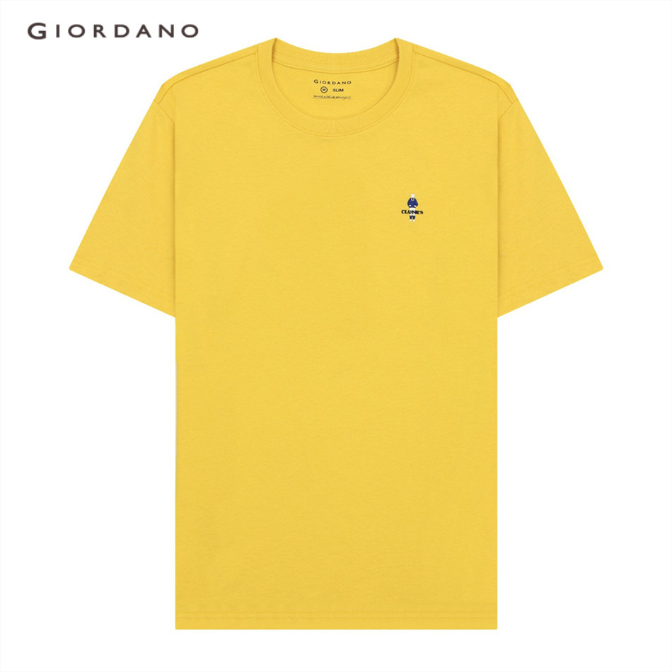 GIORDANO เสื้อยืดผู้ชาย Men's Classic Man Tees 01022301