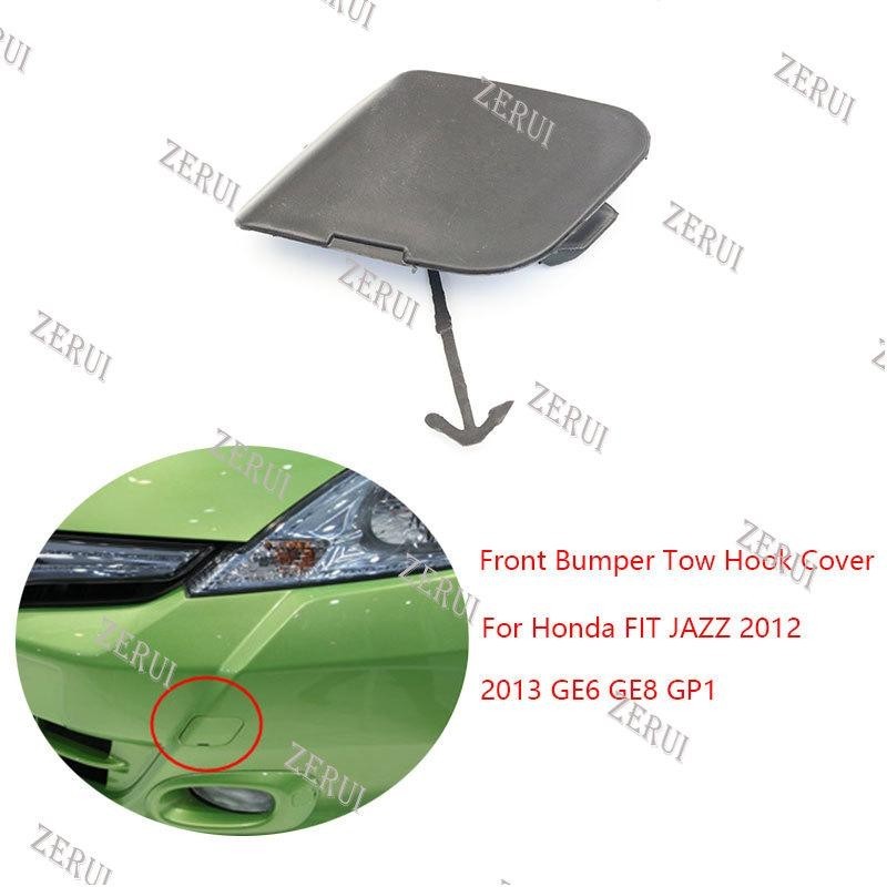 Zr สําหรับกันชนหน้าลากตะขอฝาครอบสําหรับ HONDA Fit Jazz 2012 2013 2014 GE6 GE8 Fit Jazz Hybrid 2013 2