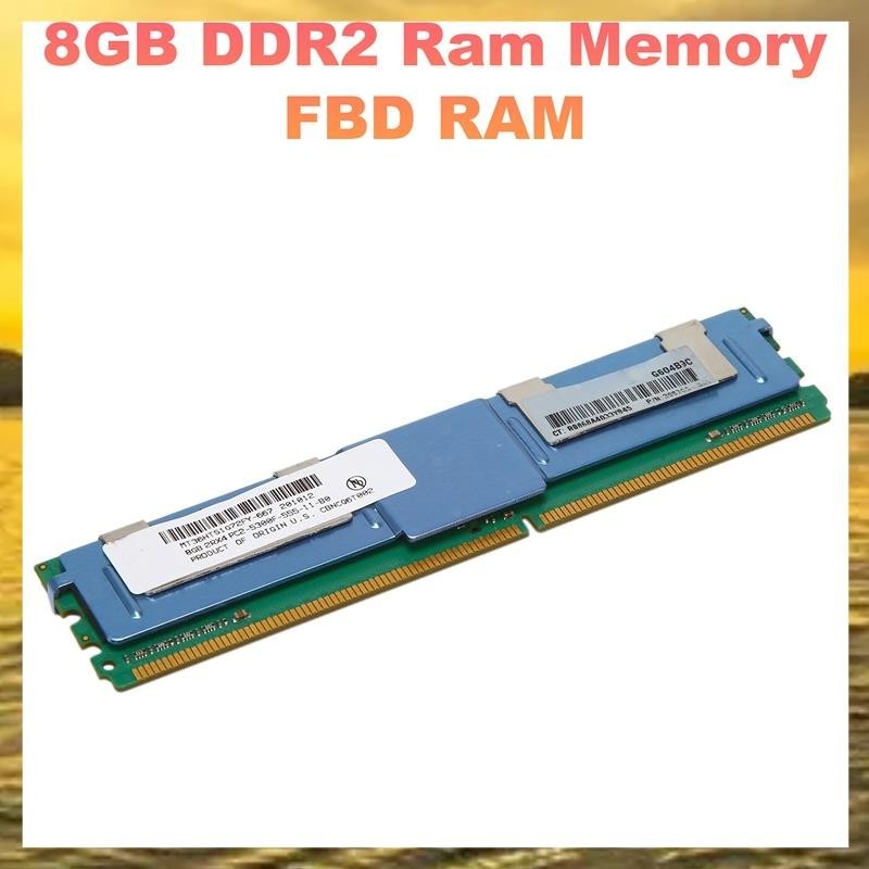 (X Kb A8GB DDR2 Ram หน ่ วยความจํา 667Mhz PC2 5300 240 Pins DIMM 1.7V Ram Memoria สําหรับหน ่ วยความจําเซิร ์ ฟเวอร ์