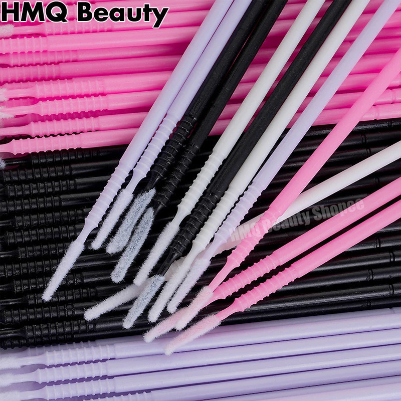 Micro แปรง Microswabs สําหรับ Eyelash Extensions Microbrush Applicators แปรง Lash Mascara Wand Swabs สําหรับ Eye ทันตกรรม Lashes คิ ้ ว