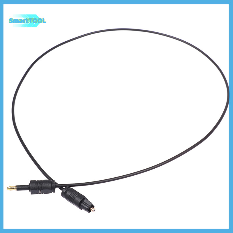 Utzn > 1.96Ft Toslink Male to Mini Plug 3.5 มม.ชายดิจิตอล Optical SPDIF Audio Cable ใหม ่