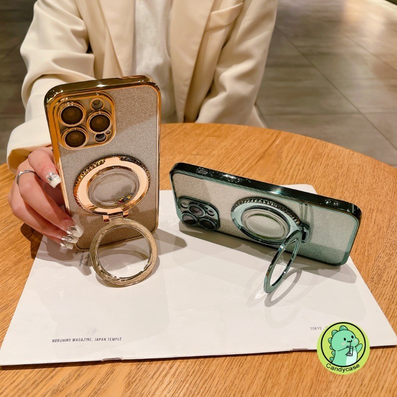 Quicksand แหวน Glitter สําหรับ Honor 90 Lite X8B X6A X7A X8A X7B X8 X6 X9B X9A X9 Pura 70 P60 P50 P3