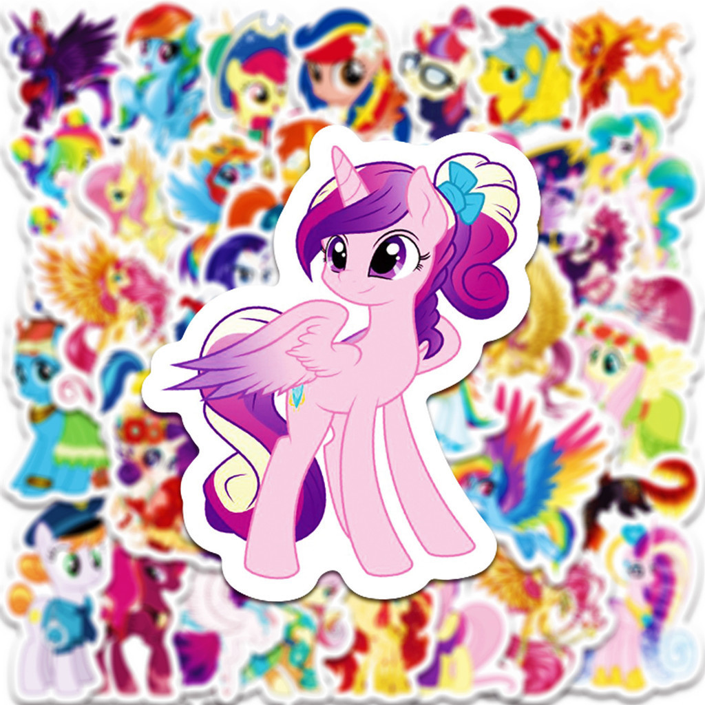 พร้อมส่ง มายลิตเติ้ลโพนี่ My Little Pony sticker สติกเกอร์ กันน้ำ รูปแบบที่แตกต่างกัน 30ชิ้น