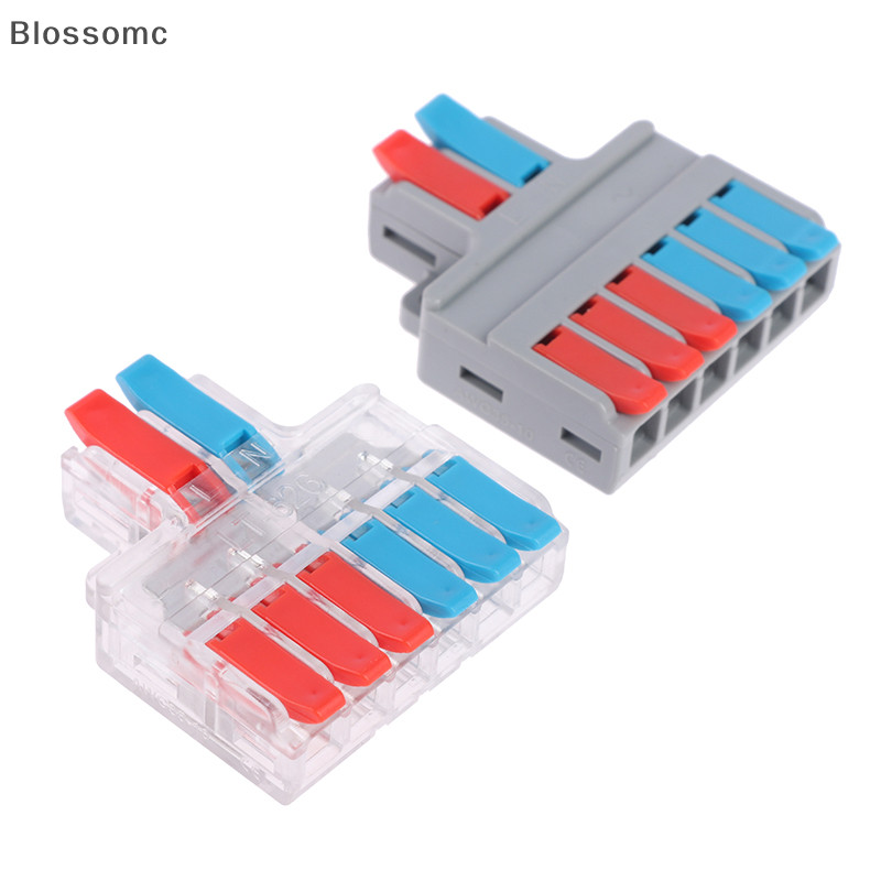 Blossomc Quick Splitter 2 ใน 4/6 Out Wire Connector Universal สายไฟ Connector ใหม ่