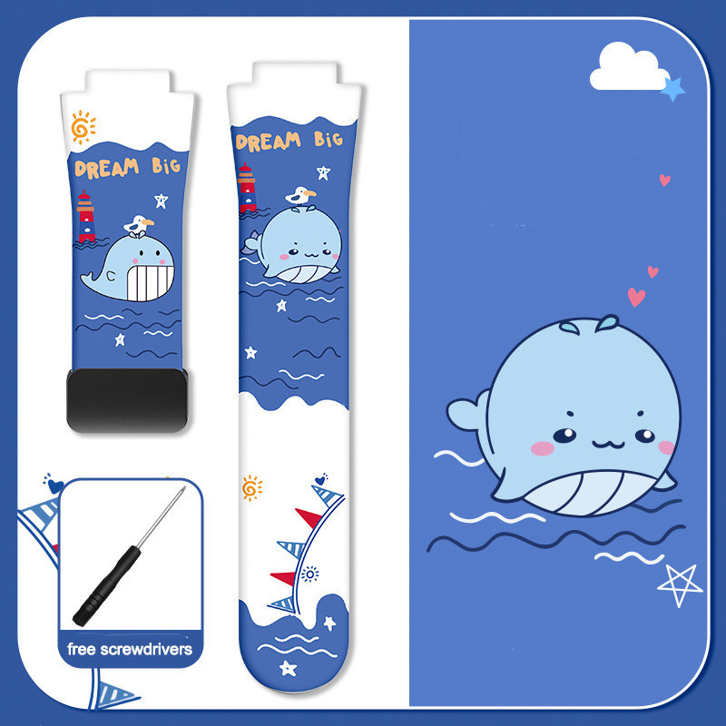 สำหรับ imoo โทรศัพท์สายนาฬิกา Z7 Z6 Z1 แม่เหล็กผีเสื้อสายรัดข้อมือ Z1 ยางนุ่มสายคล้องคอ