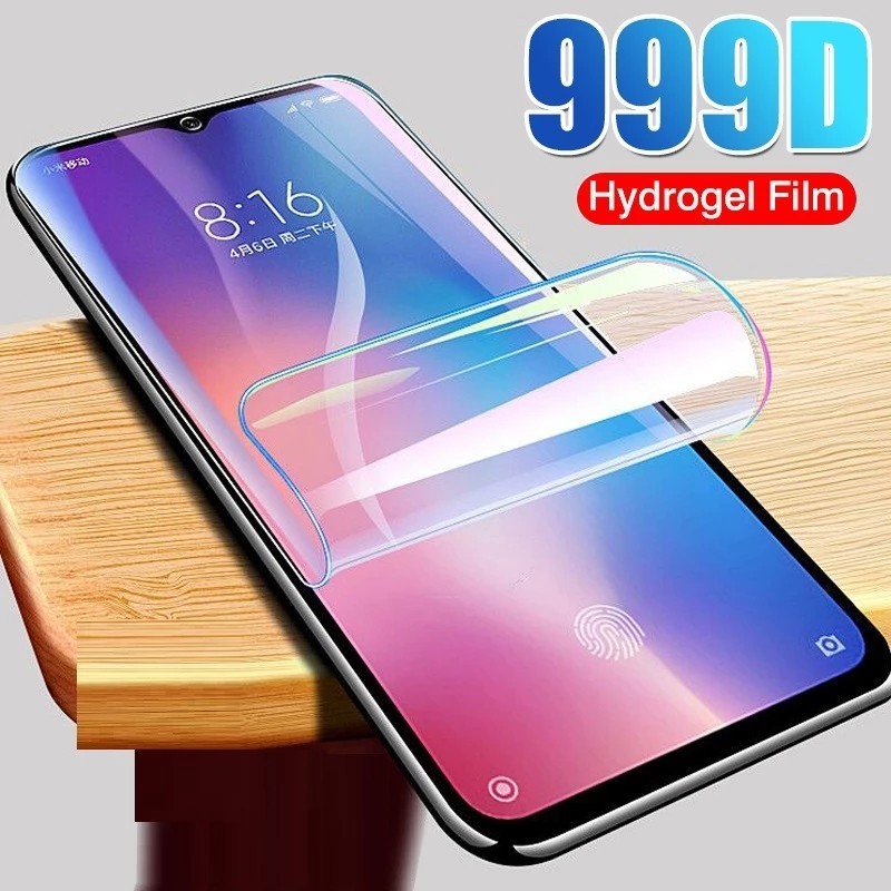 Iqooz6 iQooZ5x iQooZ5 iQooZ3 iQooZ1 2 ชิ้น 999D HD Clear Soft Hydrogel ฟิล์มสําหรับ iQoo Z6 Pro Lite
