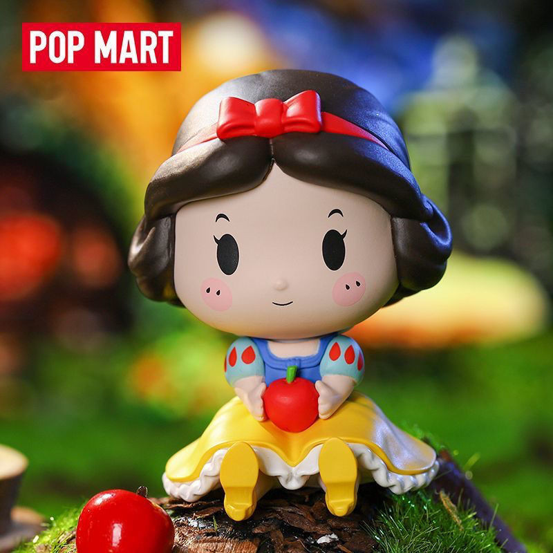 ของแท ้ popmart popmart Disney Princess Mystery Box นั ่ ง Family Series 2 รูปเครื ่ องประดับของขวัญ