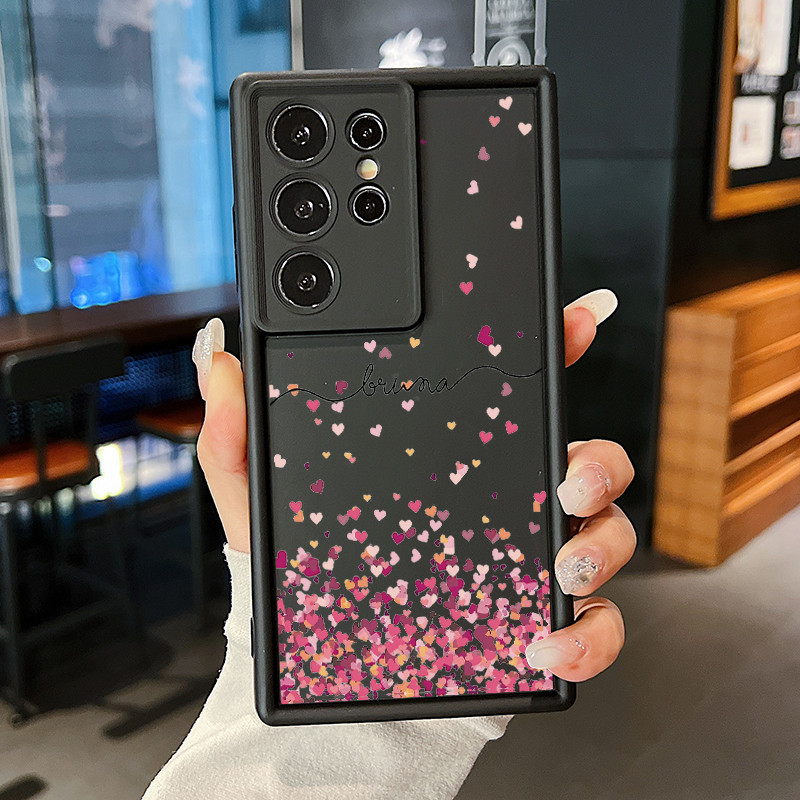 SAMSUNG Drifting Loveปลอกโทรศัพท์สําหรับSamsung Galaxy A55 A15 A14 A54 A34 A35 A52 A53 5Gซิลิโคนกันกระแทกนุ่มTPUปกหลัง