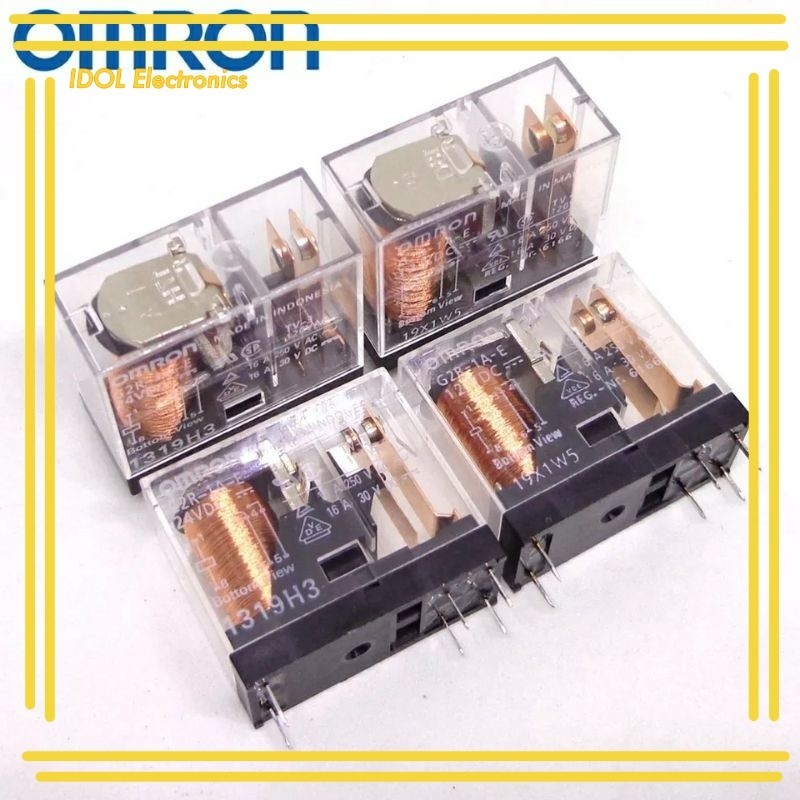 ราคาถูก! รีเลย์G2R-1A-E-12VDC G2R-1A-E-24VDC G2R-1A-E 12V 24V 16A 6PIN