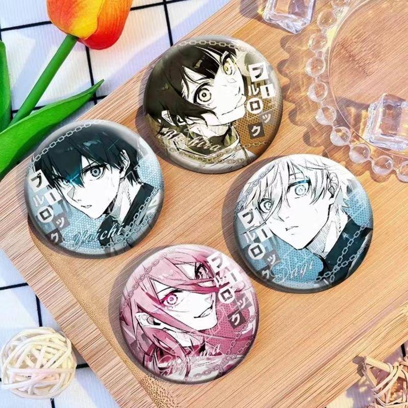 ใหม่ Blue Lock Bachira Meguru Isagi Yoichi Chigiri Hyouma Nagi Seishirou Itoshi Rin Mikage Reo 58 มม.อะนิเมะ Badge เข็มกลัด Pin คอสเพลย์ Badge สําหรับเสื้อผ้ากระเป๋าเป้สะพายหลังตกแต่งของขวัญ