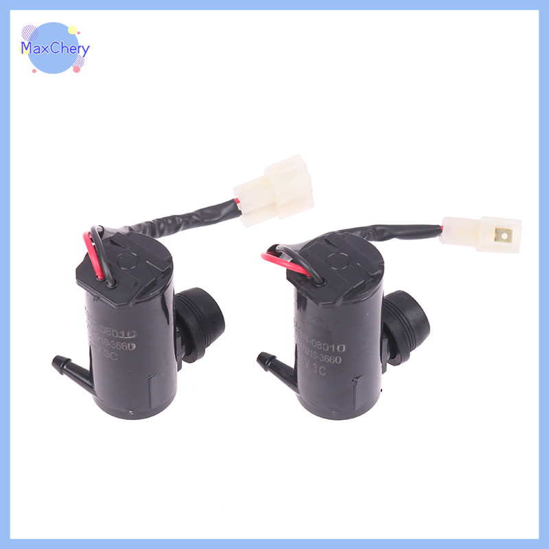 Mchy> 12V Universal Car Glass Wiper Windshield Water Washer Pump Jet Motor Car Stying Windcreen Kit ใหม่