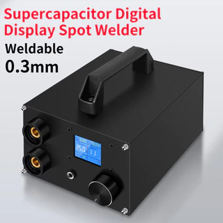 จุดเชื่อม 0.3 Super Farah Capacitor จอแสดงผลดิจิตอลเครื่องเชื่อมจุดแบบพกพา 18650 เข็มขัดนิกเกิลครบชุดเครื่องเชื่อมแบบสัม