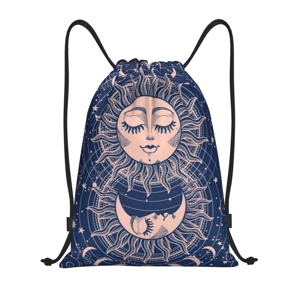 [ในสต็อก] Kaleidoscope Gym Sack Bag Sport Drawstring Backpack Bag for Gym Shopping Sport Yoga Outdoo