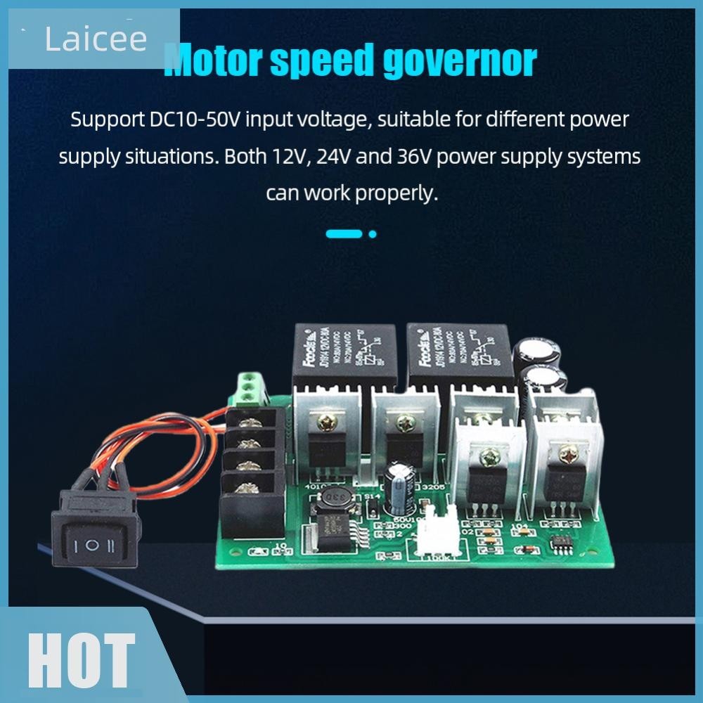[Laicee.th] Dc12v 24V 36V แปรงมอเตอร์ควบคุมความเร็ว 2000W 40A โมดูลผู้ว่าราชการมอเตอร์