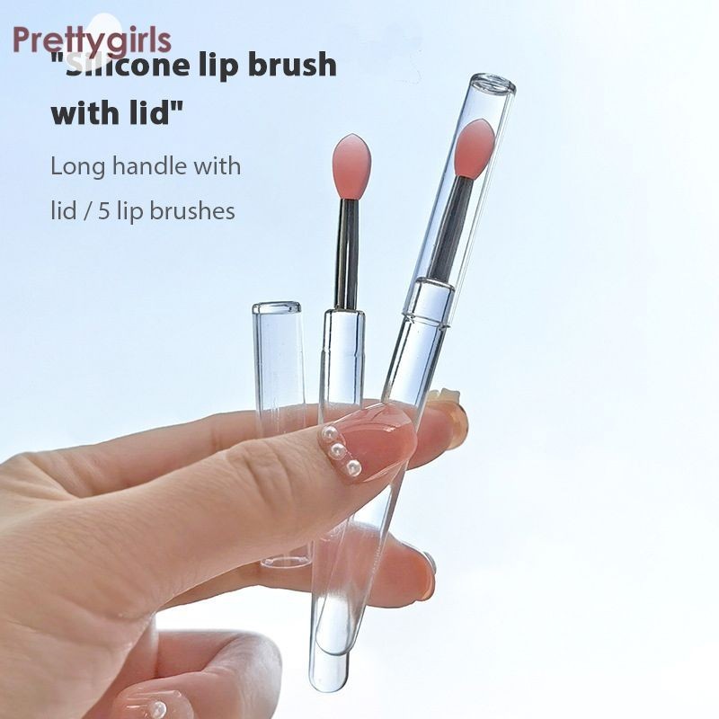 PY.th แปรงทาลิปสติก แบบนิ่ม ลิปบาล์ม อายแชโดว์ แบบซิลิโคน กันฝุ่น สําหรับทาลิปสติก และลิปมาส์ก - รูปที่ 2