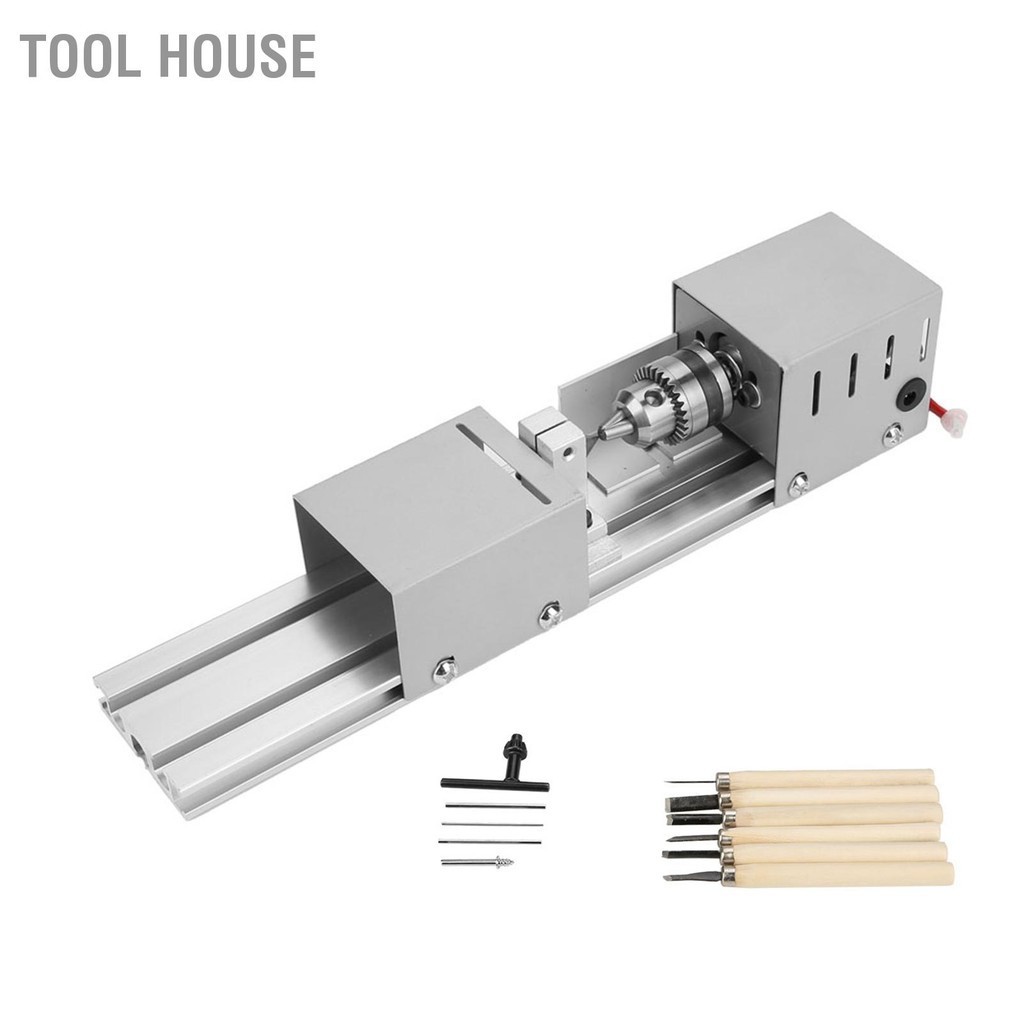 Tool House Mini Lathe Beads Polisher Jewelry Polishing Grinding Machine Woodworking DIY Rotary