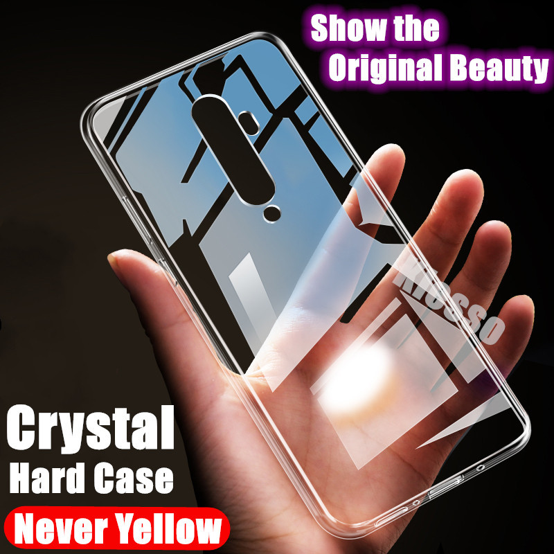 สําหรับ OPPO Reno2 2Z 2F CPH1907 CPH1945 CPH1951 CPH1989 Never Yellowing Slim Crystal Clear Hard PC กรณีป้องกันรอยขีดข่วน