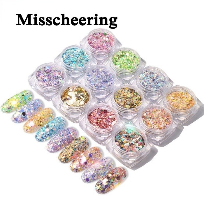 ผงหัวหอมเปลี่ยนสีอ่อน 1 กรัม 12 ชิ้น + แสง / หลายสี