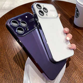 ใหม่ag Slim MatteสําหรับiPhone 16 Pro Max Blingชุบกันชนกระจกป้องกันกล้องสําหรับiPhone 12 13 14 15 16Pro Maxกรณี