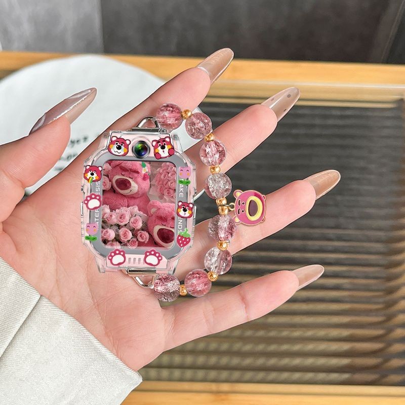 imoo สายซิลิโคน สำหรับ Imoo Z1 Z6 Z7 Z2 Z5 สายนาฬิกา สร้อยข้อมือเชือกลูกปัดการ์ตูน