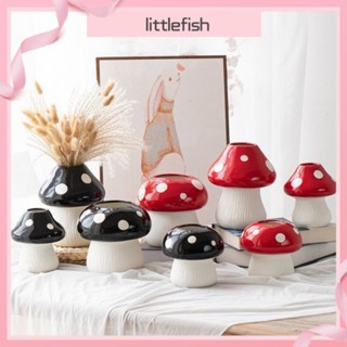 [Littlefish] Fufu FUFU Creative Pastoral เห็ดเซรามิคแจกันตกแ…