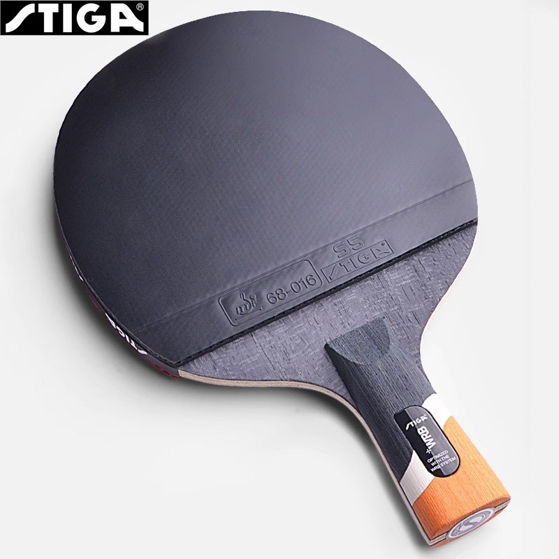 Original STIGA 6-STAR ไม้ปิงปอง 5 + 2 Carbon Ping Pong Paddle พร้อมยาง 6 STAR Carbon Ping Pong Bat ชุดของขวัญ - รูปที่ 4