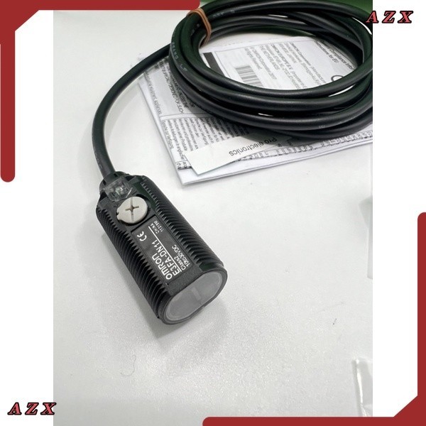 ร้านในไทย! PHOTO SENSOR OMRON E3FA-DN11 ระยะจับ 100mm  NPN 10-30VDC ทรงกระบอก M18 สายยาว 2m โฟโตอิเล
