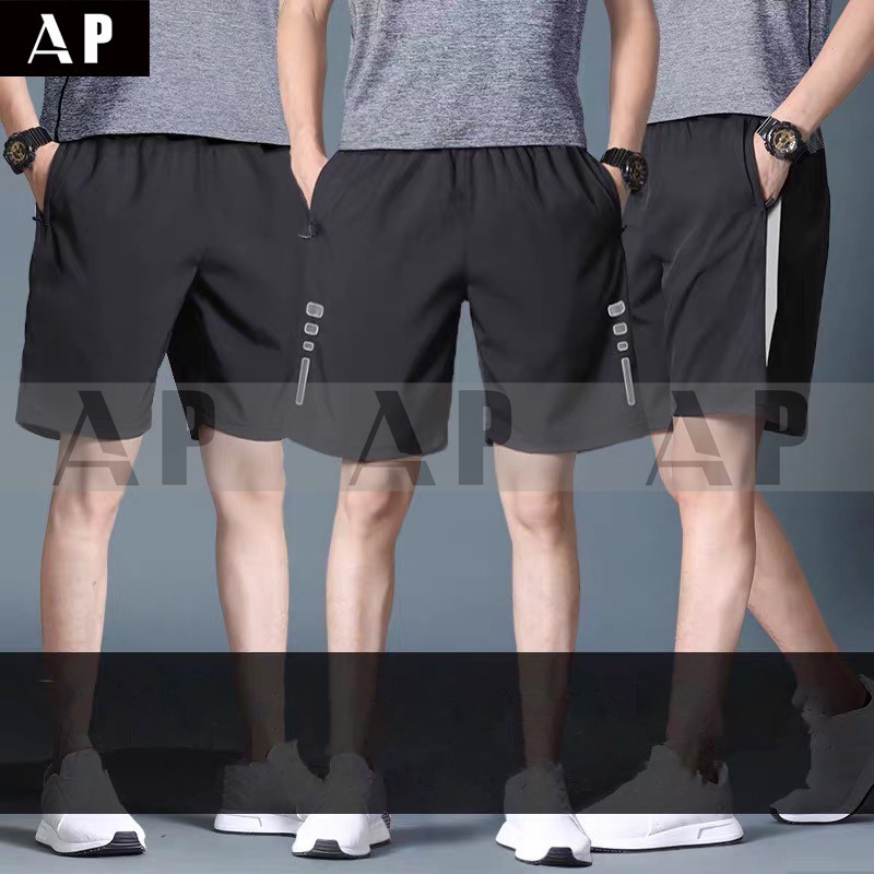 ZJ HOME กางเกงกีฬาขาสั้น ใส่ออกกำลัง เนื้อผ้าใส่สบาย