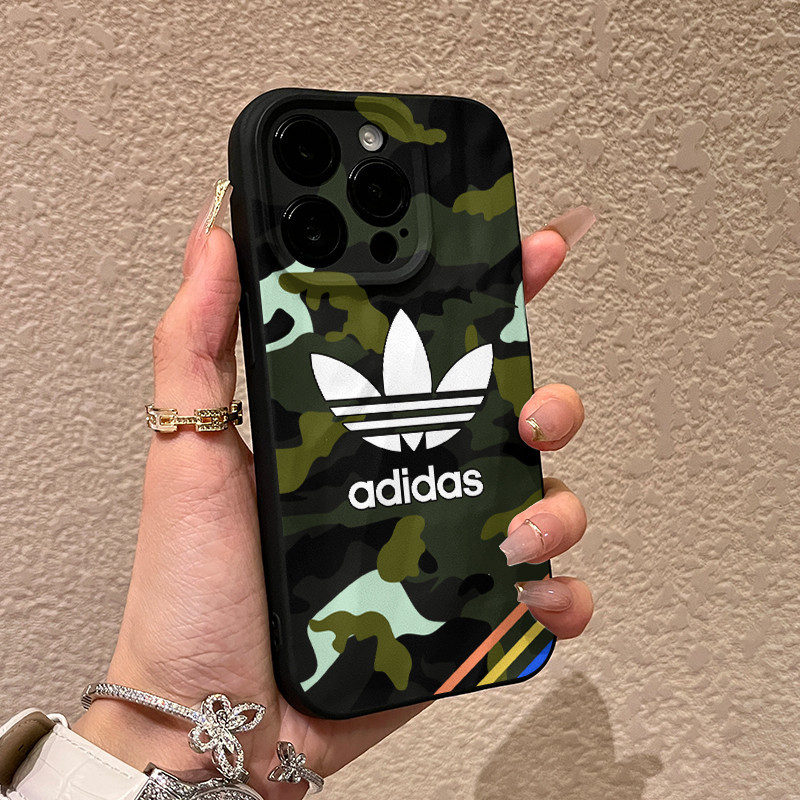 เคสไอโฟน16 15 14 13 12 11 Pro Max Case Fashion Camouflage Trend ซิลิโคน Compatible เคส iPhone 16PM,16Plus,X/XS, XR,7+,8Plus