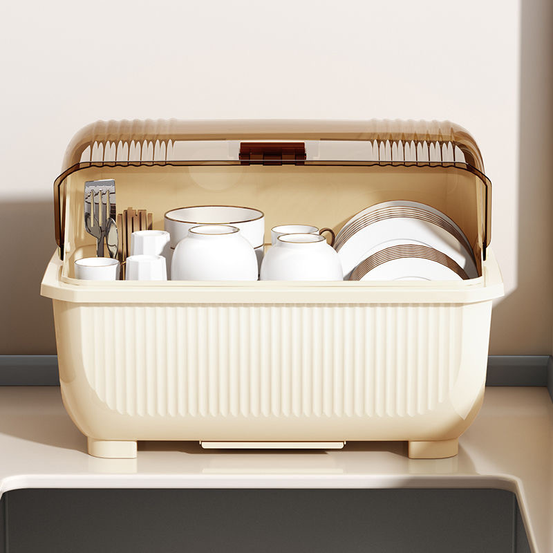 JIVARA กล่องเก็บช้อนส้อมและเครื่องครัวบนเคาน์เตอร์ครัว พื้นที่จัดเก็บเป็นระเบียบ แข็งแรงทนทาน วัสดุ 