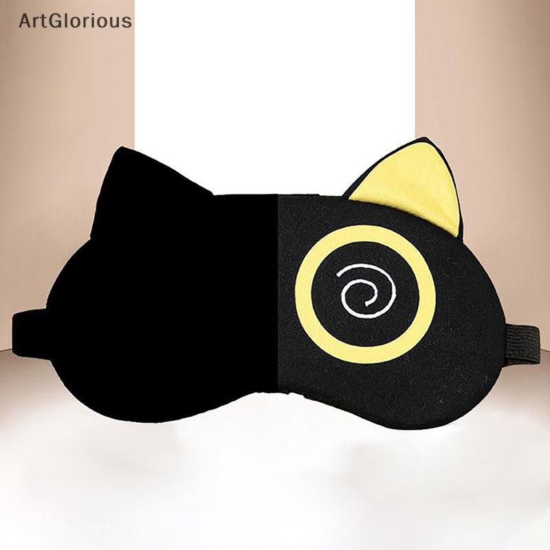Art การ์ตูน Sleep Eye Mask น่ารักตลกอะนิเมะ Eye Cover Sleeping Mask เด็ก Eye Shade Band Blindfolds Sleep Aids Travel Rest Eyepatch N
