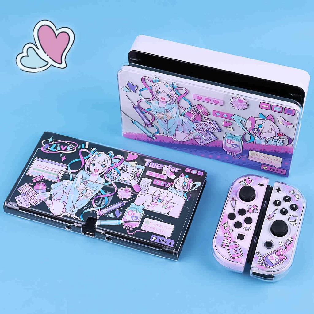 เคสป้องกัน Nintendo switcholed ดั้งเดิม Super Sauce Switch เคสแข็งโปร่งใส NS Mine Series เคสป้องกัน