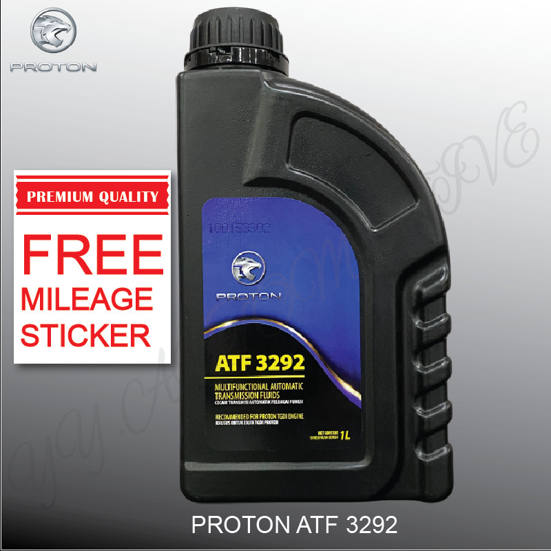 ใหม่ ATF-3292 PROTON AUTO OIL 1L X70 X50 CBU 6 สปีด TRANSMISSION OIL 6 ความเร็ว CBU ATF 3292 เกียร์น