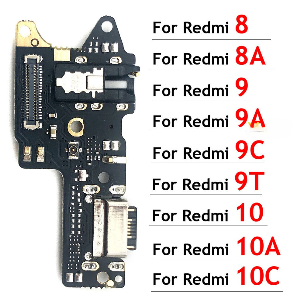 ใหม่สําหรับ xiaomi Redmi 8 8A 9 9A 9C 9T 10A 10C USB ชาร์จพอร์ตแจ็ค Dock Connector ชาร์จ Flex Cable