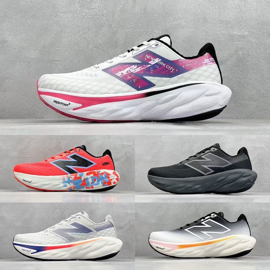 รองเท้ากีฬา N-Shape ใหม่ปี 2024 1080V14 รองเท้าวิ่งมาราธอนแท้สำหรับผู้ชายและผู้หญิง ระบายอากาศ ดูดซั